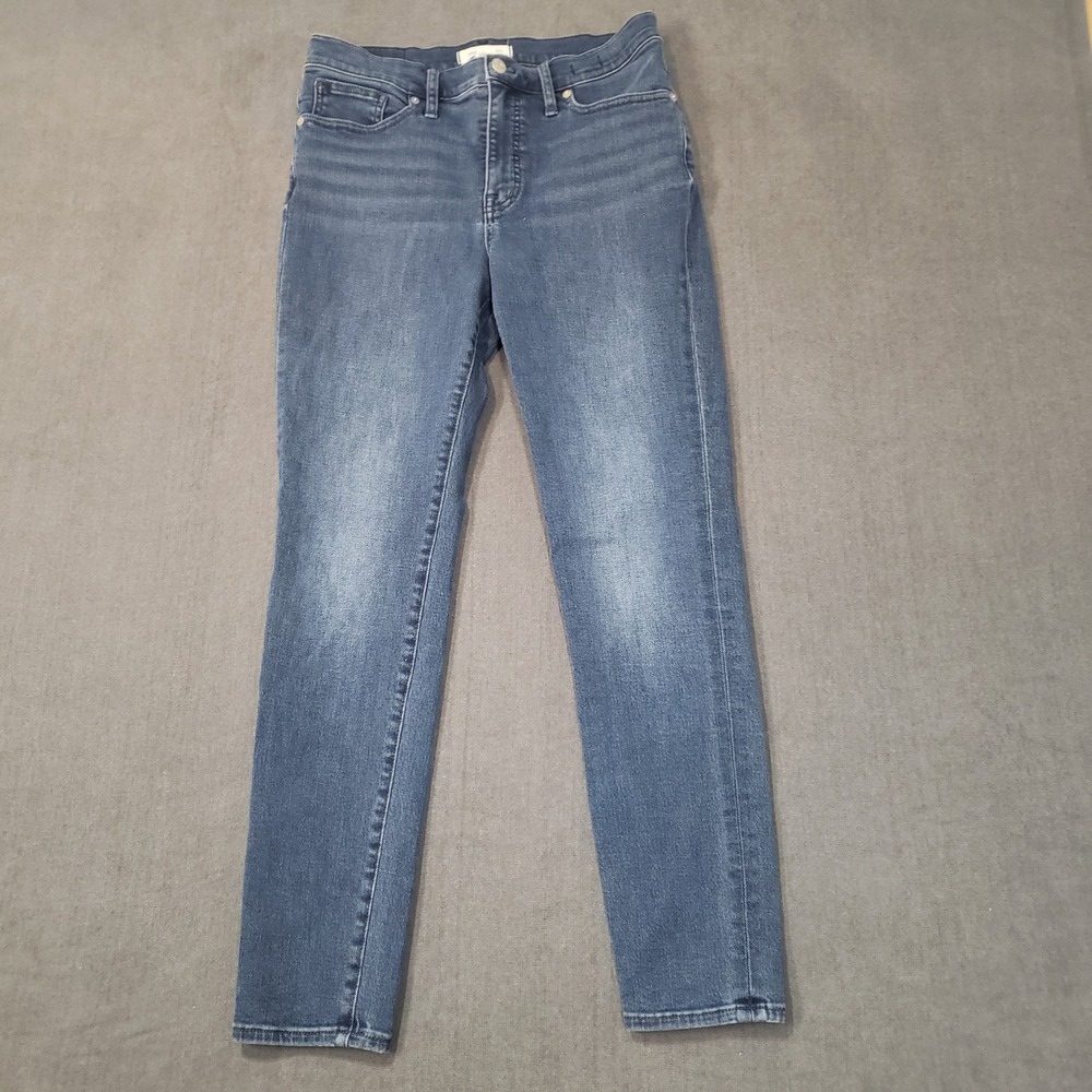 Madewell 9" Mid-Rise Skinny Jeans Womens 29 Blue Denim‎ Stretch Fair Trade